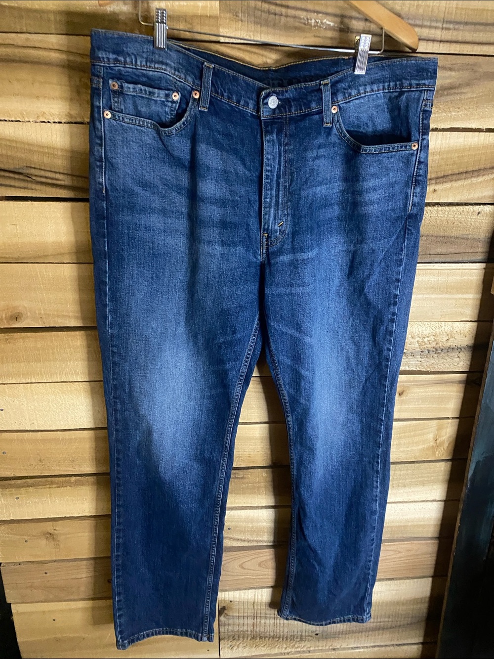 Levi’s 514 straight fit flex Blue Denim Jeans size 38x32